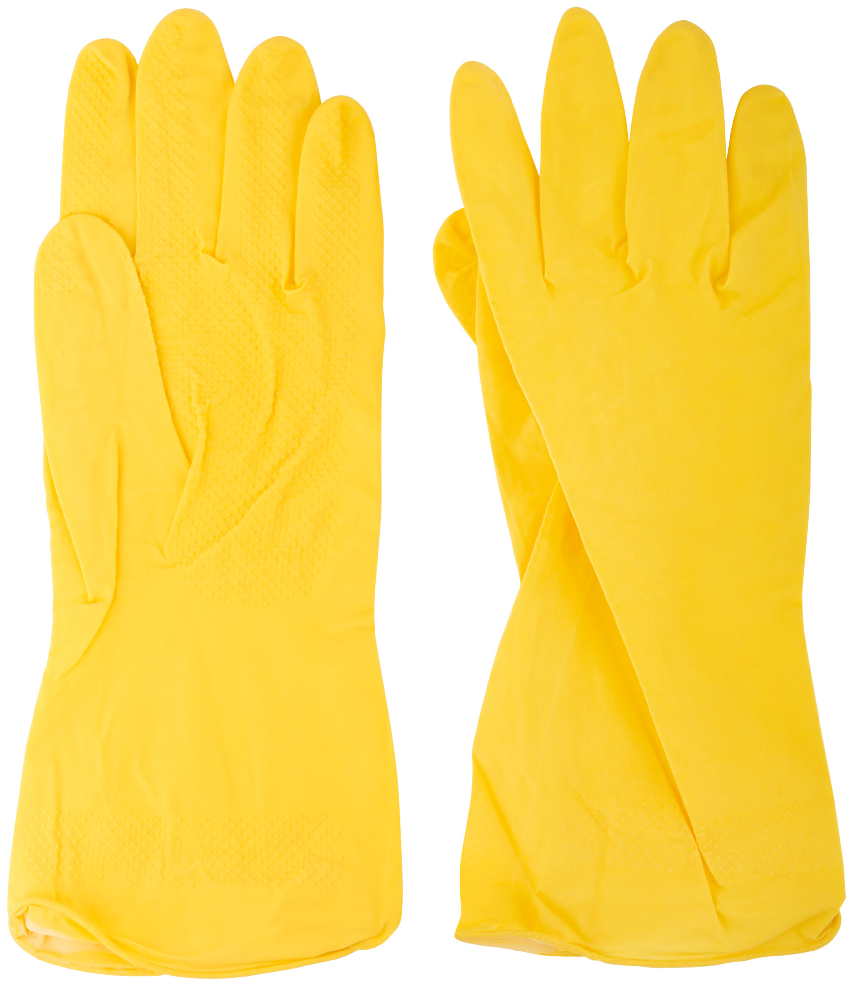Перчатки хозяйственные латексные L с внутренним напылением
