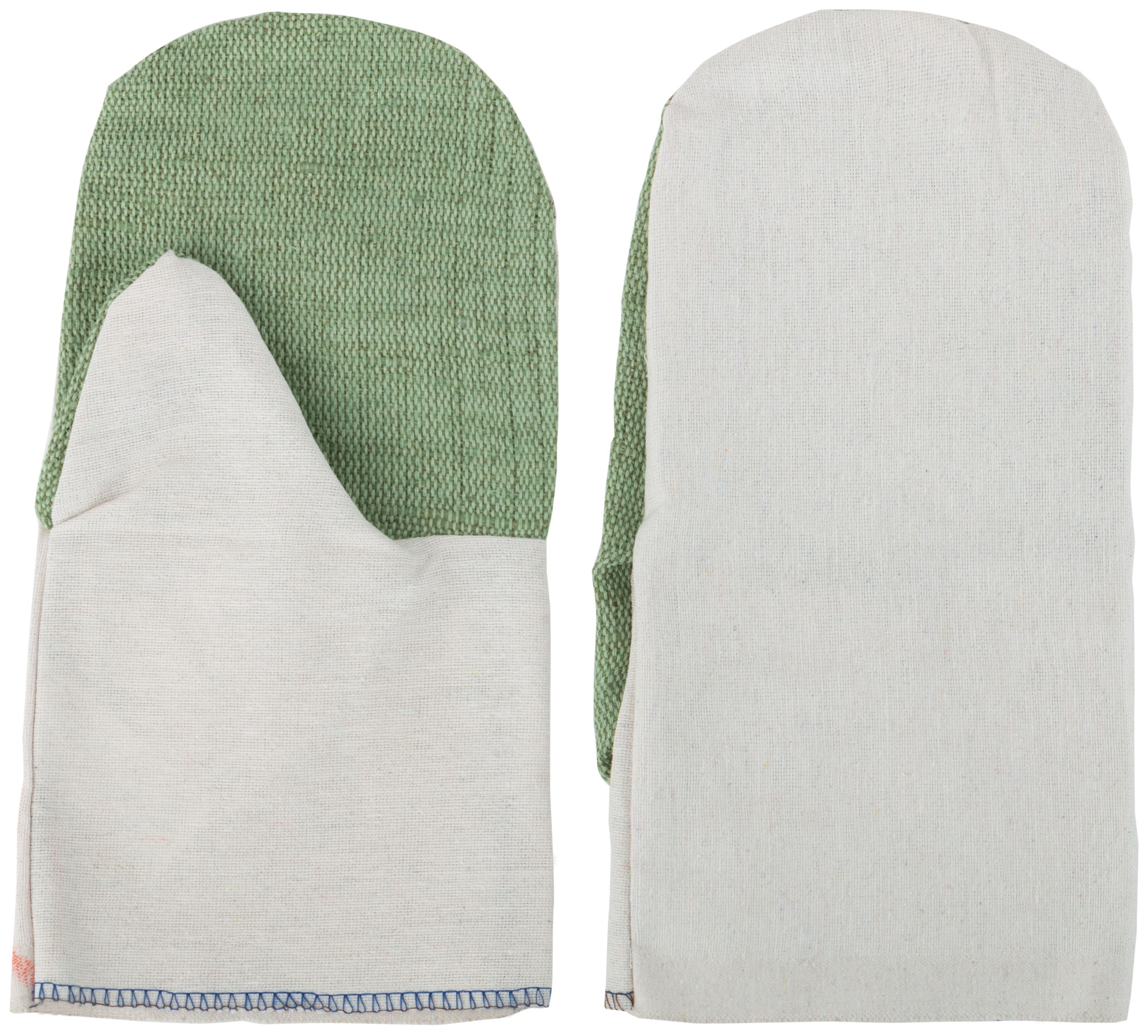 Рукавицы х/б с брезентовым наладонником для строительных работ