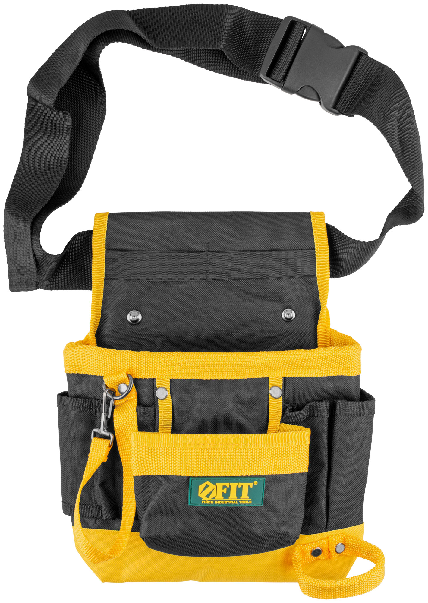 Одинарный пояс для инструмента FIT IT с 7 отделениями и 2 петлями