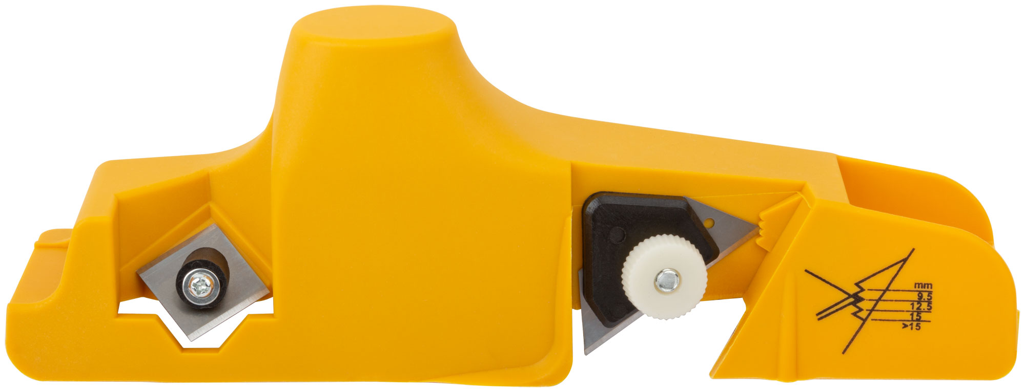 Кромочный пластиковый рубанок для гипсокартона FIT 15025