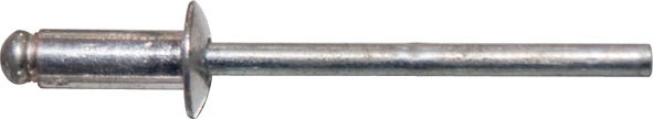 Заклепки комбинированные алюминий-сталь 3,2 х 6