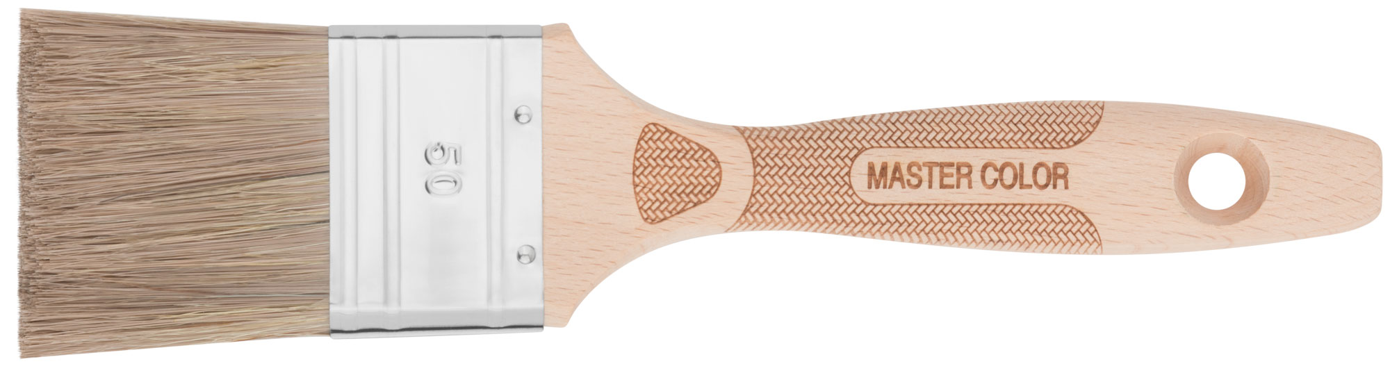 Кисть флейцевая 50 мм с буковой ручкой