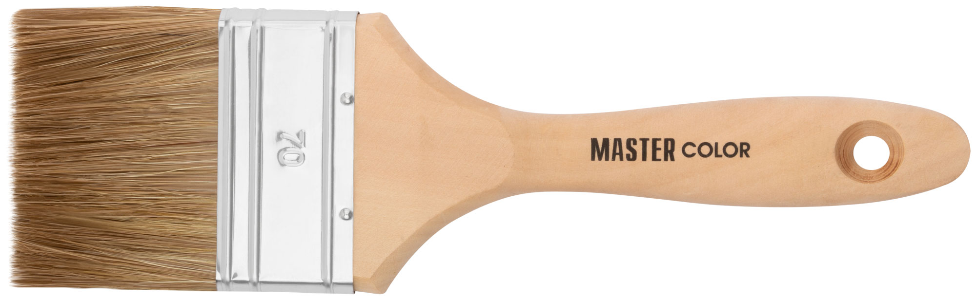 Кисть флейцевая 70 мм с нержавеющим обжимом