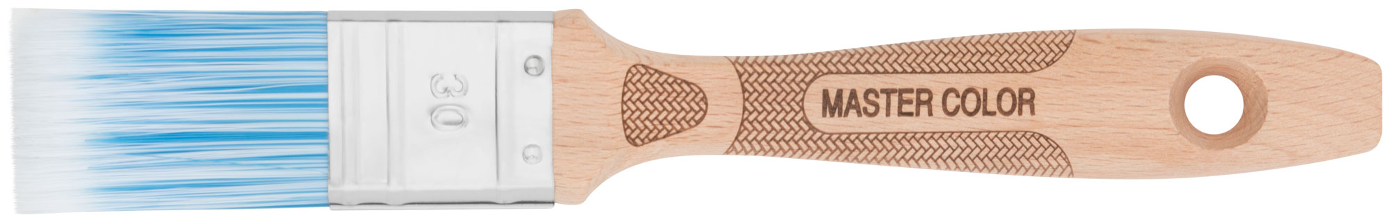 Кисть флейцевая 30 мм с ПБТ-щетиной и буковой ручкой