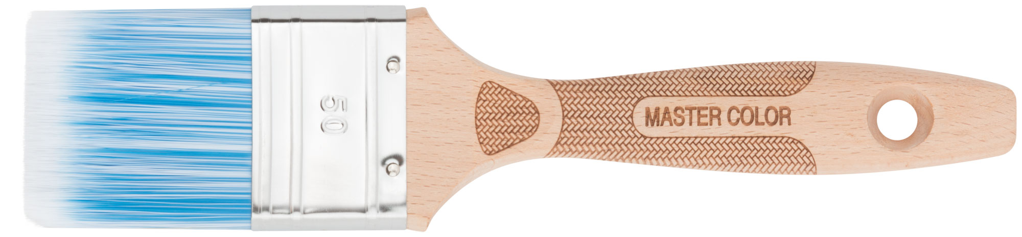 Кисть флейцевая 50 мм с ПБТ-щетиной и буковой ручкой