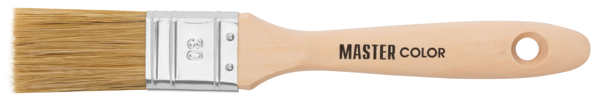 Кисть флейцевая 30 мм с ПБT и натуральной щетиной