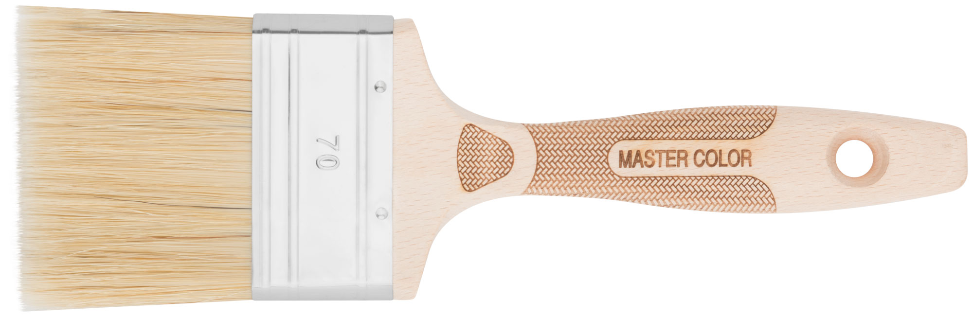 Кисть флейцевая 70 мм с щетиной из ПБT и натуральной щетины