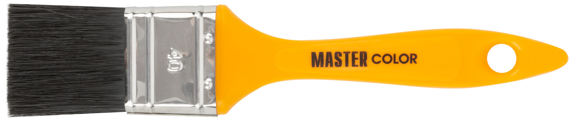 Кисть флейцевая 40 мм с нерж. обжимом и пласт. ручкой