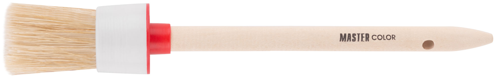 Круглая кисть Ø35 мм с натуральной щетиной