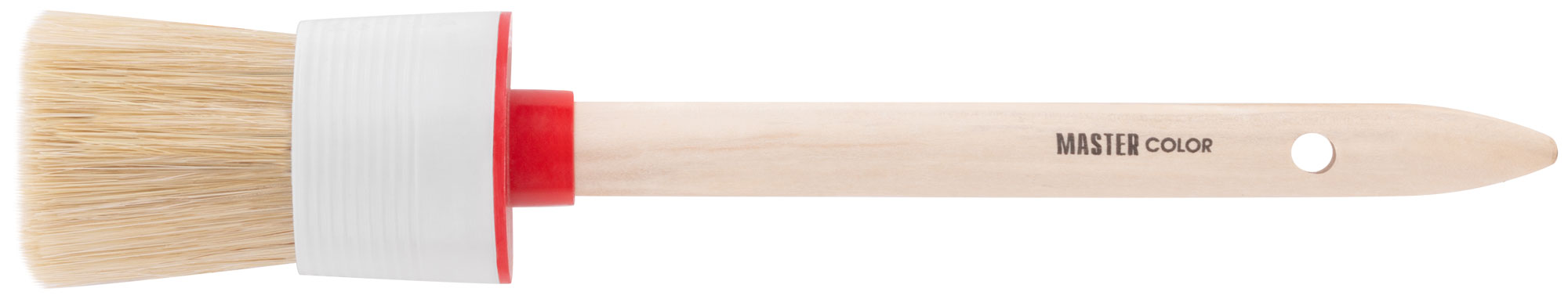 Круглая кисть Ø45 мм с натур. щетиной