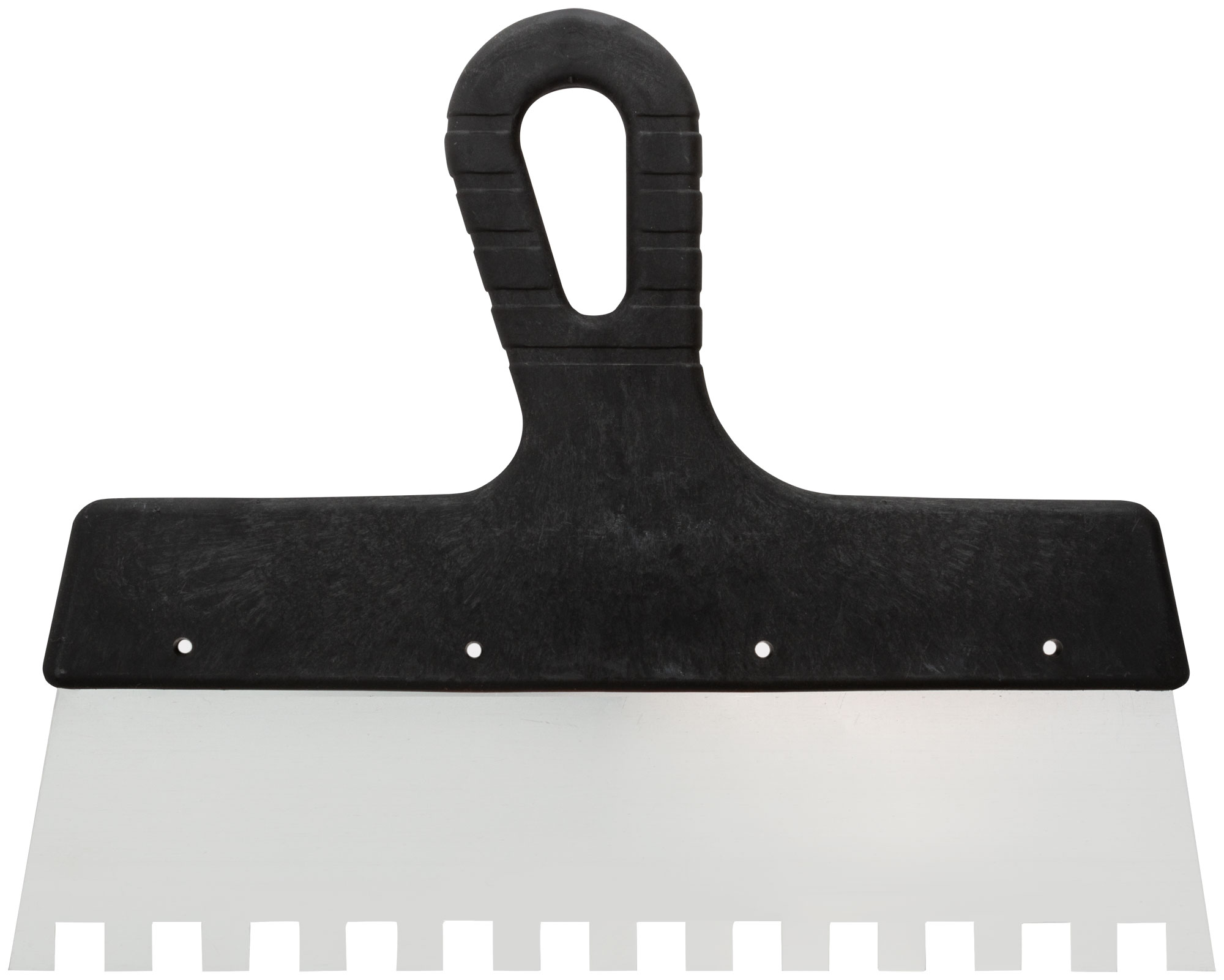 Зубчатый шпатель 10х10 мм из нержавеющей стали