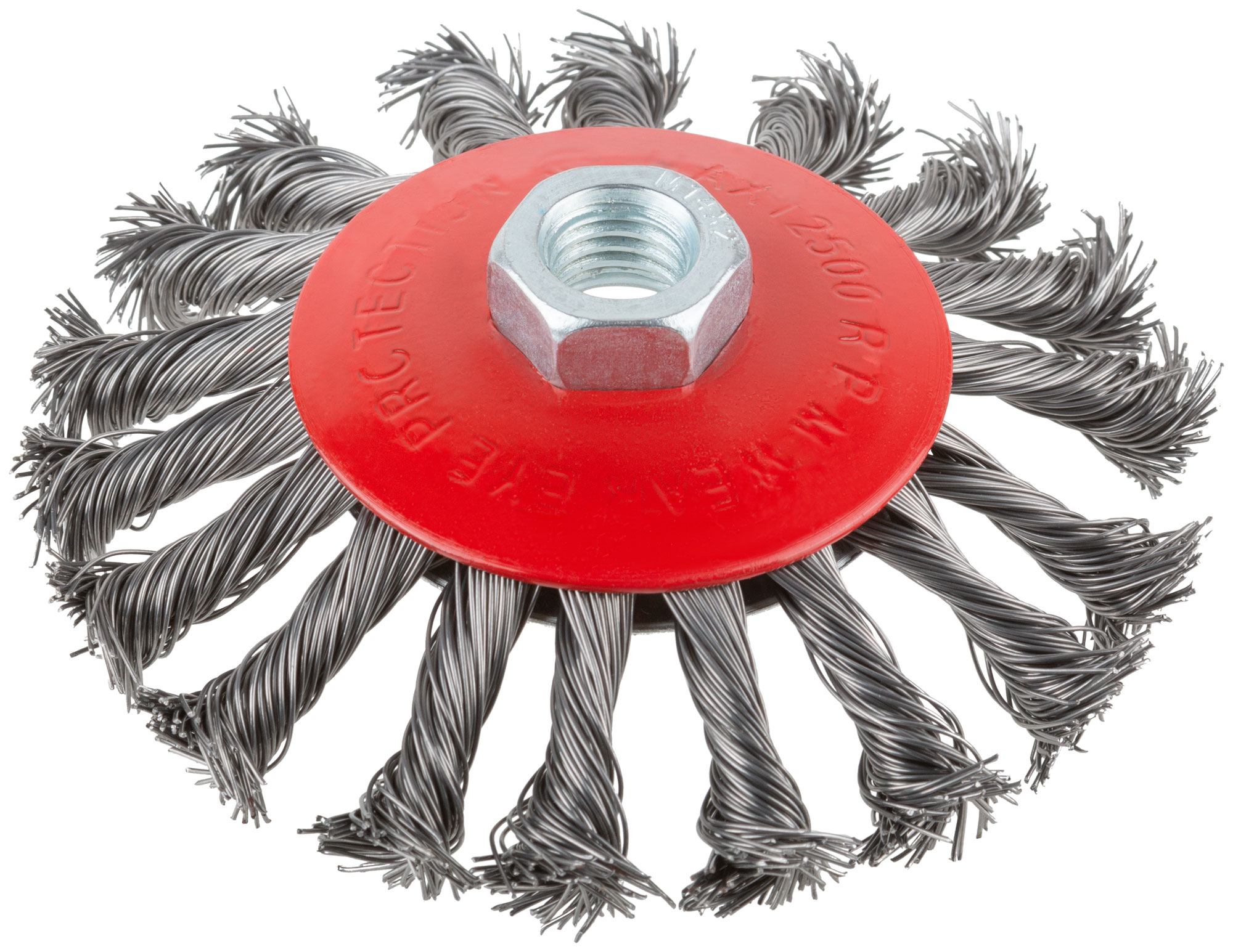 Корщетка-колесо 115 мм, гайка М14