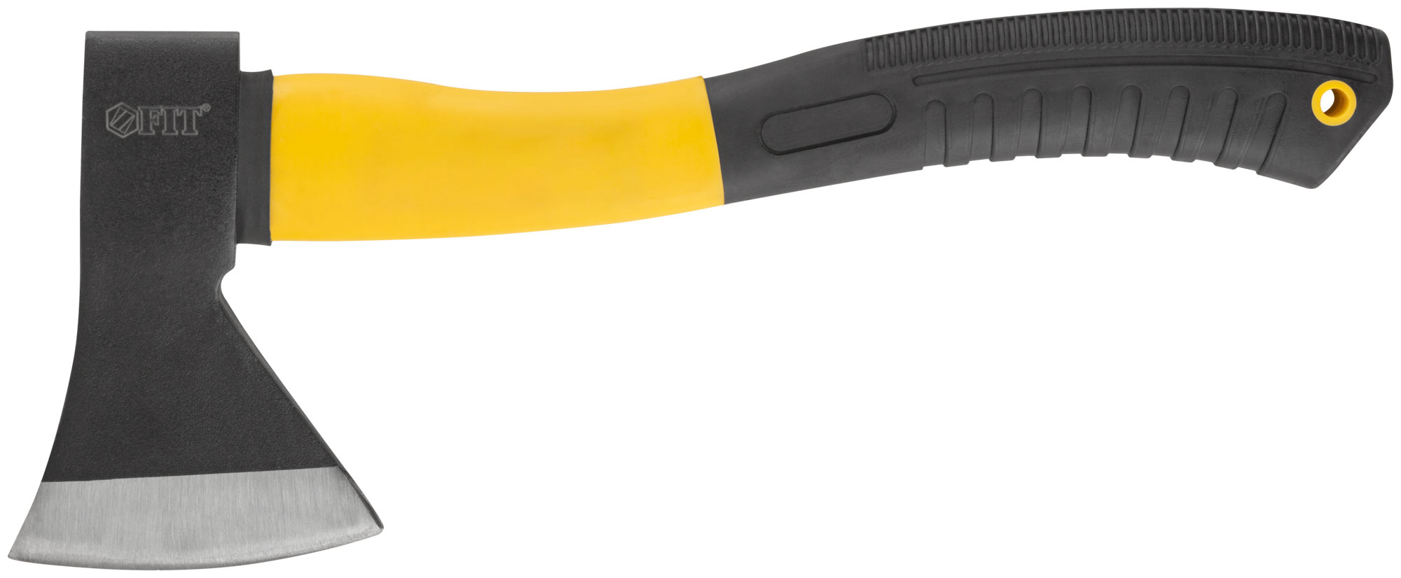 Топор FIT 46206 с кованой сталью и фиберглассовой ручкой