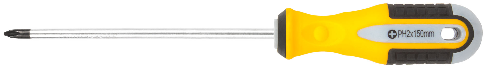 Отвертка с прорезиненной ручкой FIT 55178