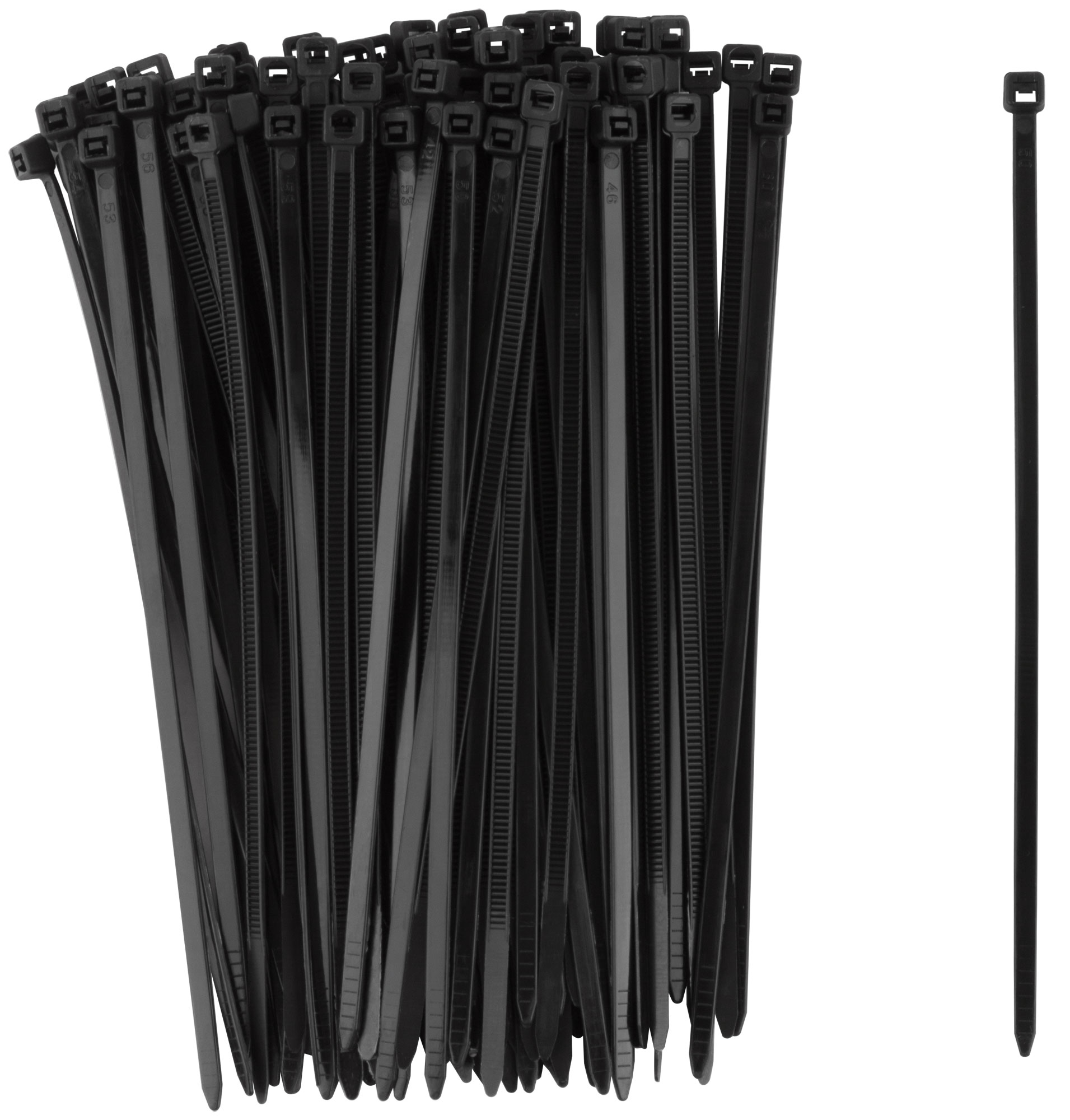 Черные нейлоновые хомуты FIT 60348