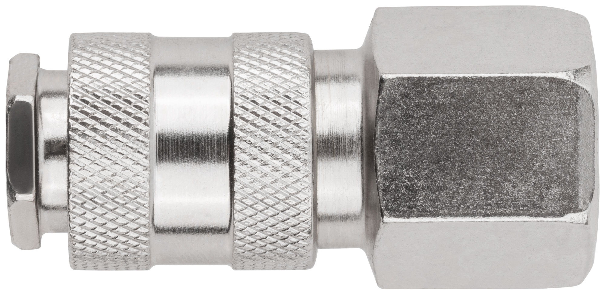 Адаптер быстросъемный 1/2" с запорным клапаном FIT