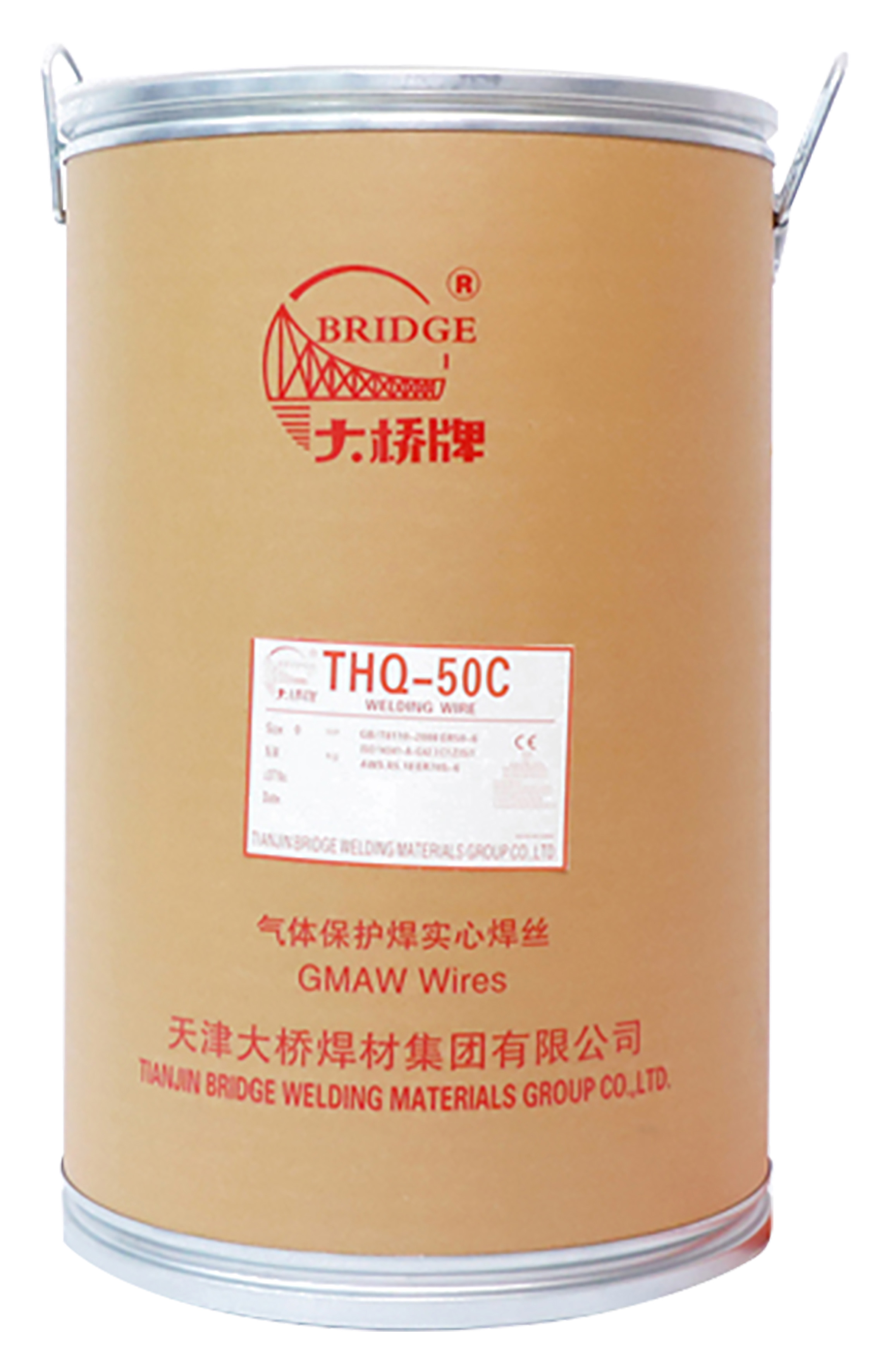 Омедненная сварочная проволока THQ-50C 1,2 мм в бочке