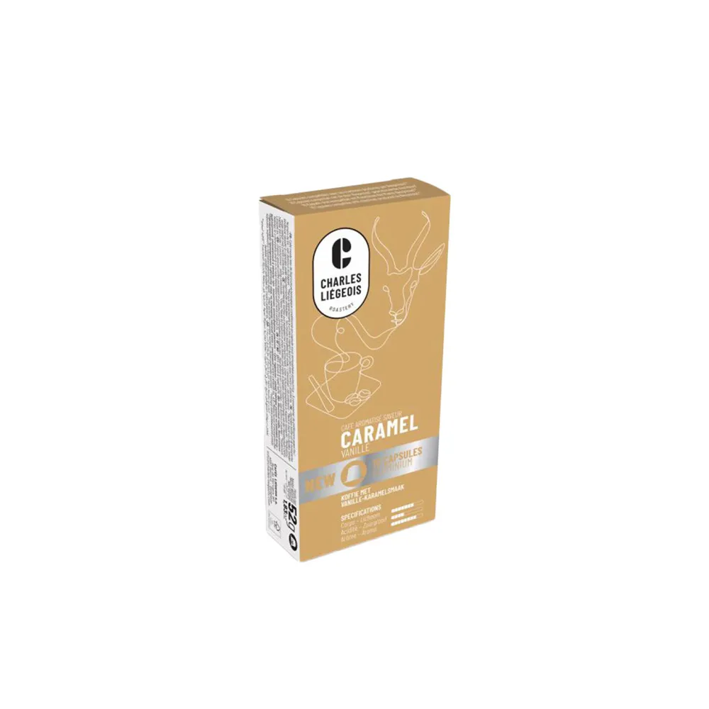 Кофе в капсулах Charles Liégeois Caramel 10 шт