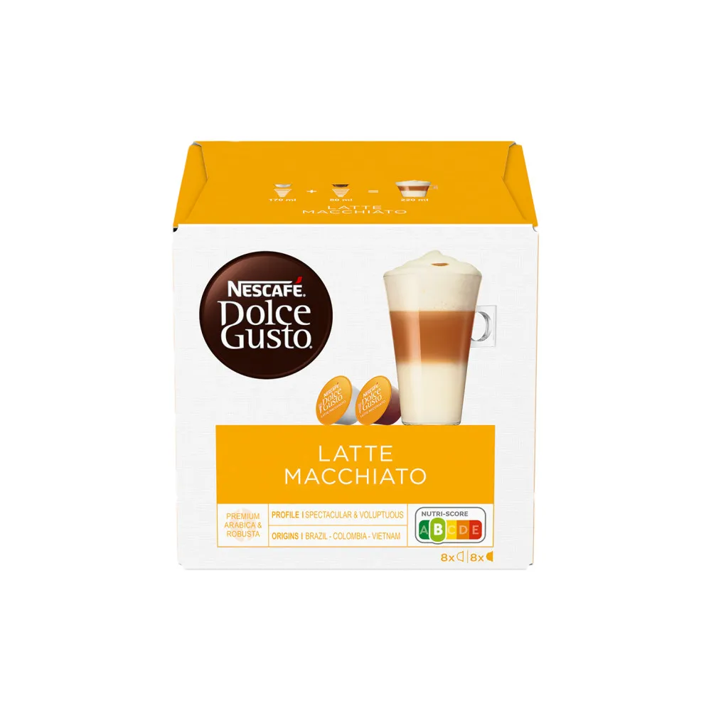 Кофе в капсулах NESCAFÉ Dolce Gusto Latte Macchiato 8+8 шт