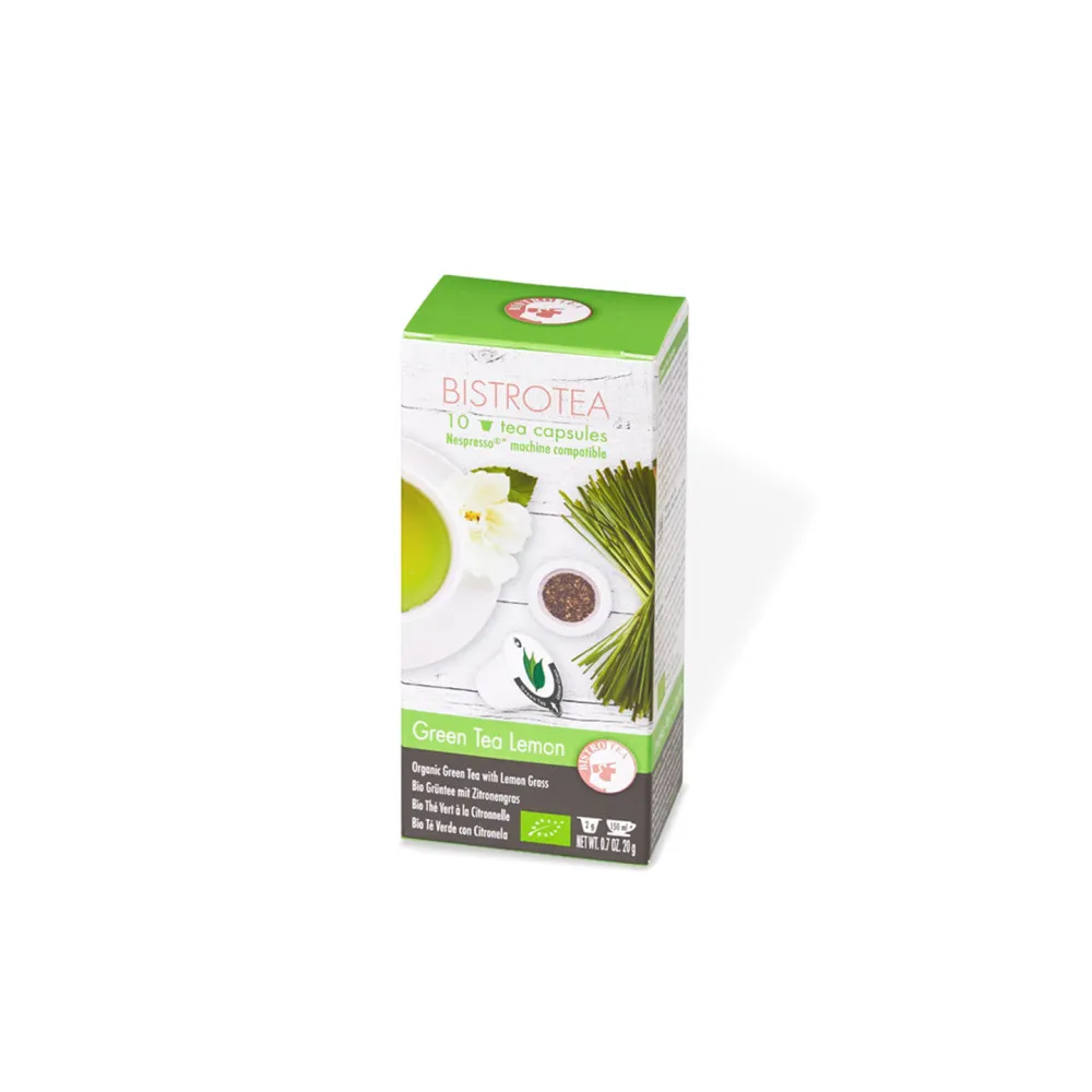 Чай в капсулах Bistrotea Green Tea Lemon 10 шт