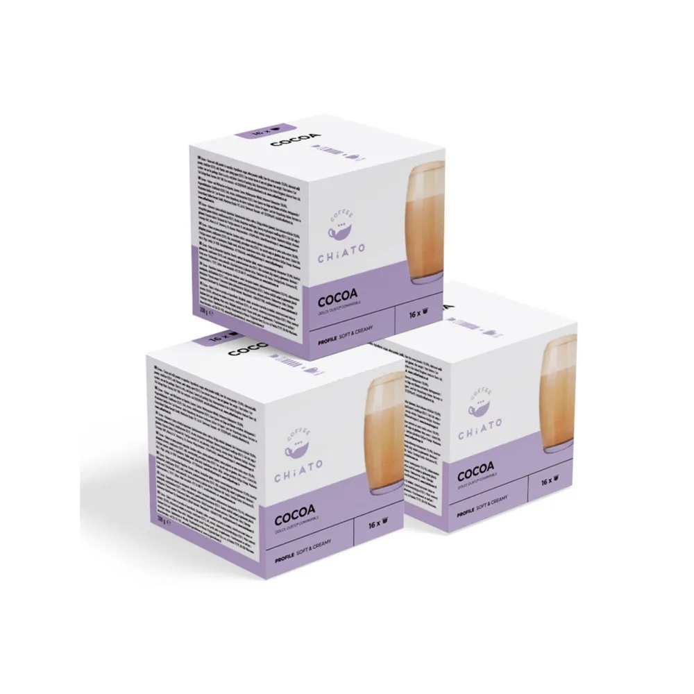 Набор какао в капсулах CHiATO Cocoa для машин NESCAFÉ® Dolce Gusto® 3 x 16 шт