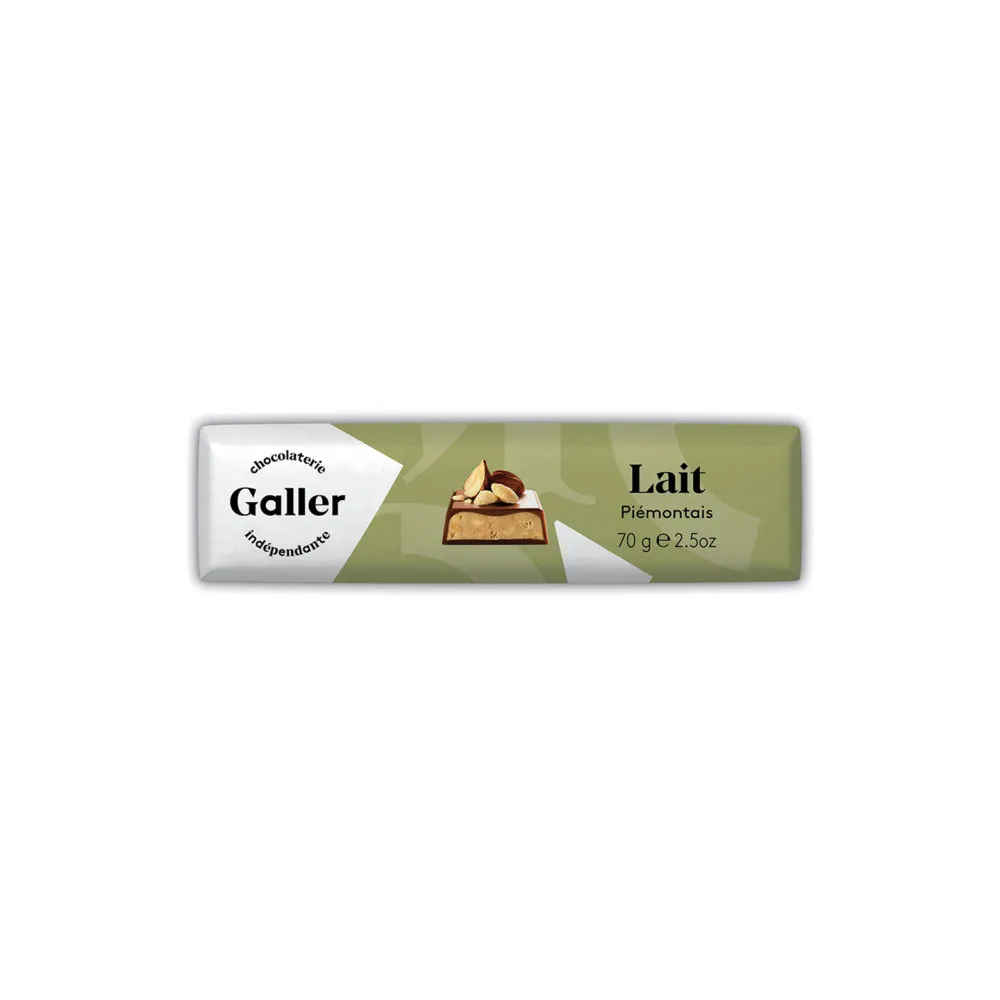Шоколадный батончик Galler Milk Lait Piemontais 70 г