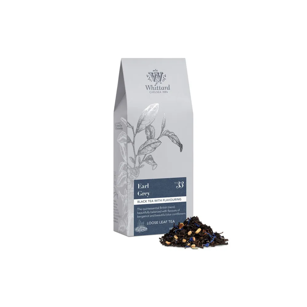 Чёрный листовой чай Whittard Chelsea Earl Grey 100 г