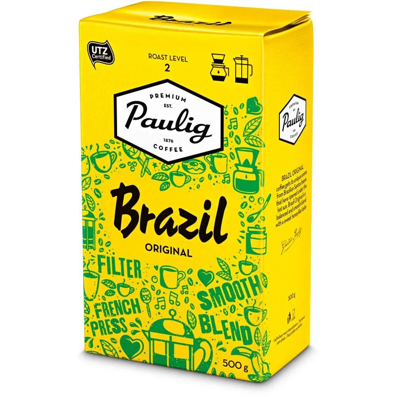 Кофе молотый Paulig Brazil Original 500г