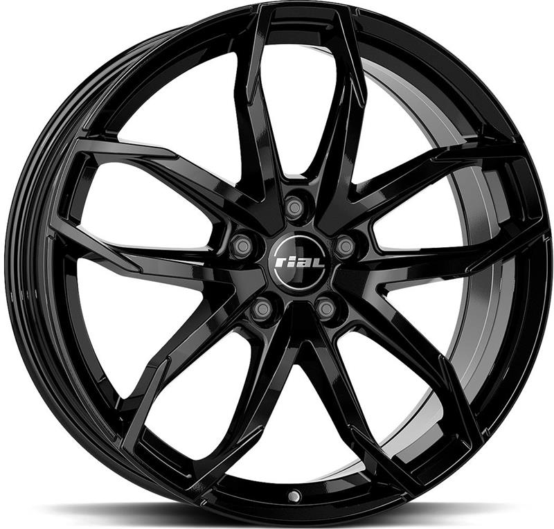 Диски RIAL Lucca Diam Black 6,5x16 4/108 ET20 CB65,1 Flat