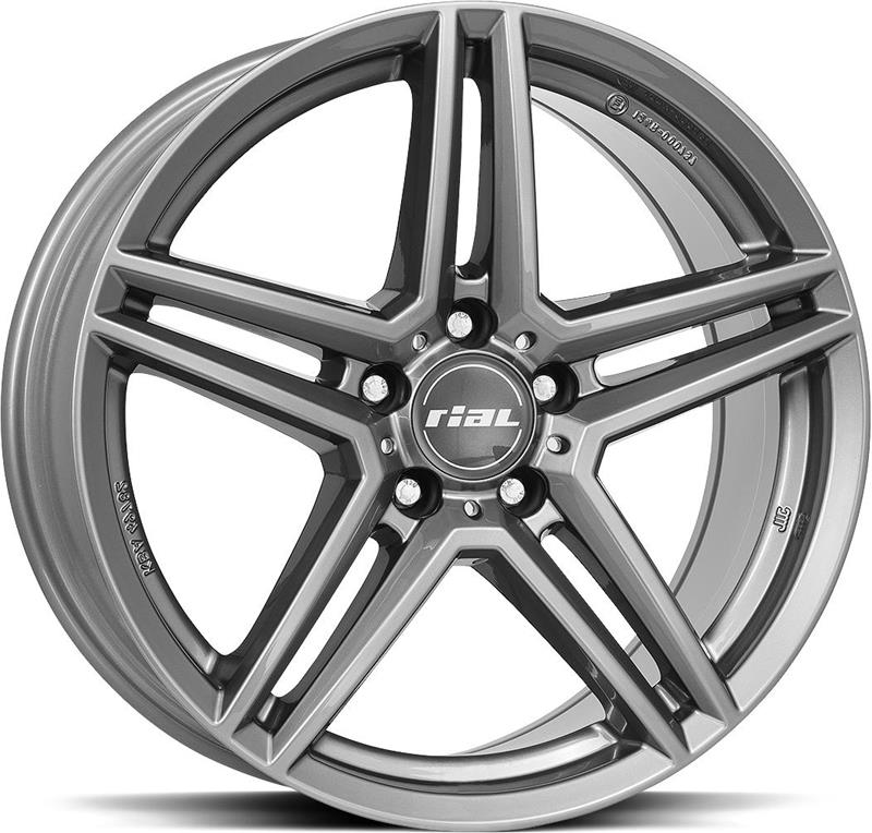 Диски RIAL M10 Metal Grey 7,5x17 5/108 ET52.5 CB63,4