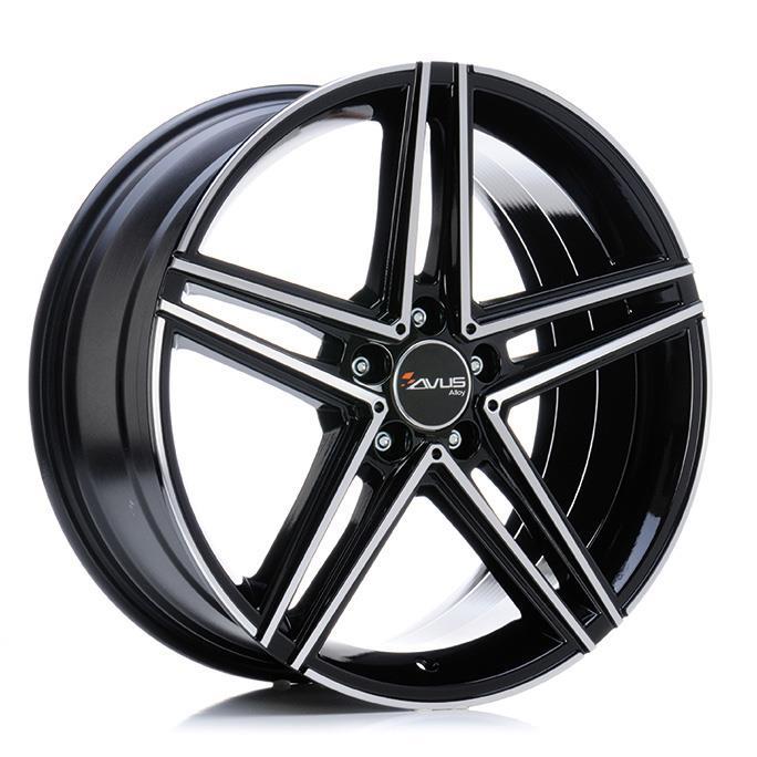 Диски AVUS AC-515 Black Polished 8,5x18