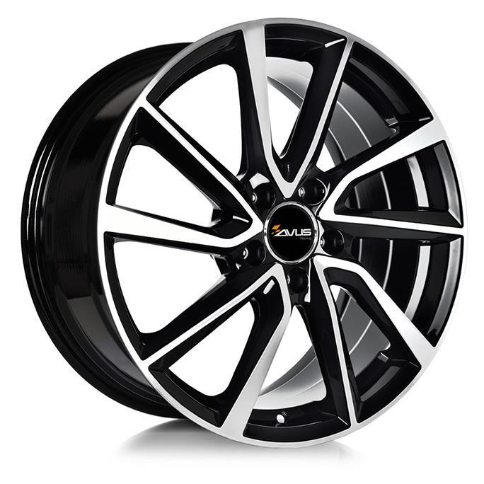 Диски AVUS AC-518 Black Polished 6x15 5/98 ET38 CB58,1