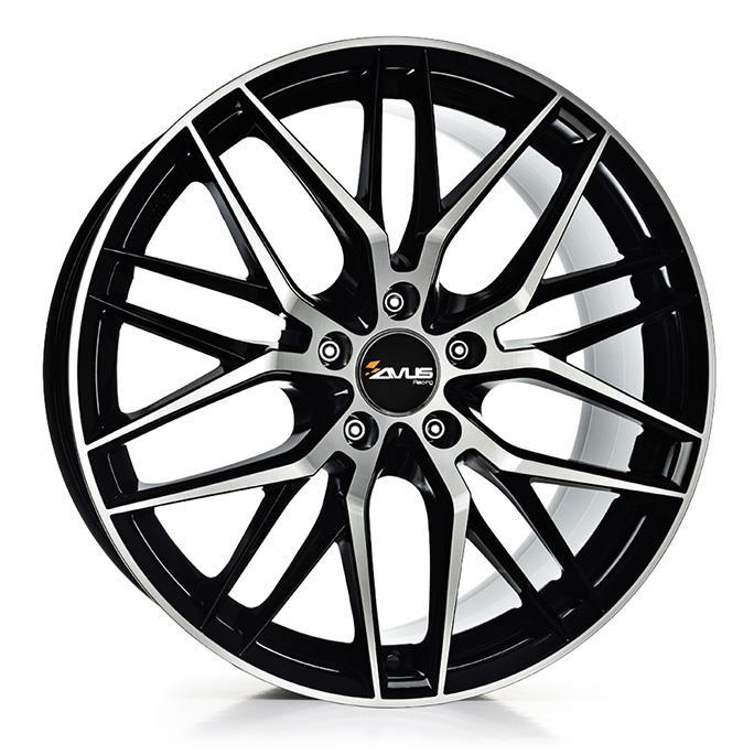 Диски AVUS AF19 Black Polished 8x18 5/112 ET30 CB66,7