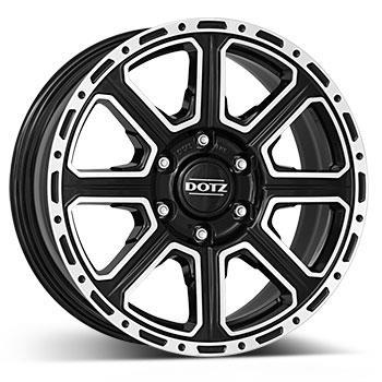 Диски DOTZ Kalahari dark 8x17 6/139,7 ET35 CB67,1 Flat