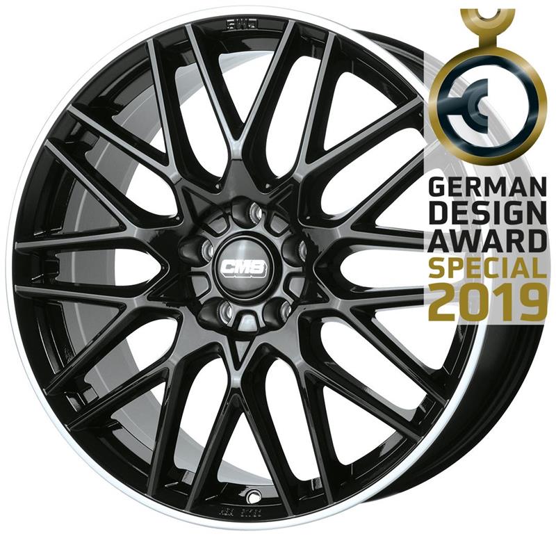 Диски CMS C25 Diamond Rim Black Gloss 9x20 5/112 ET20 CB66,5 R14