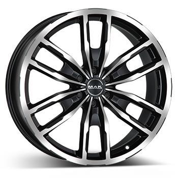 диски Alcar Standard MAK Peak Black Mirror 8,5x18