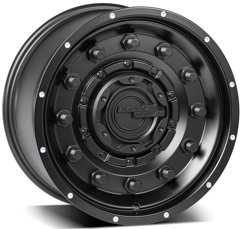 Диски Statusfälgar A208 Flatblack milled rivets