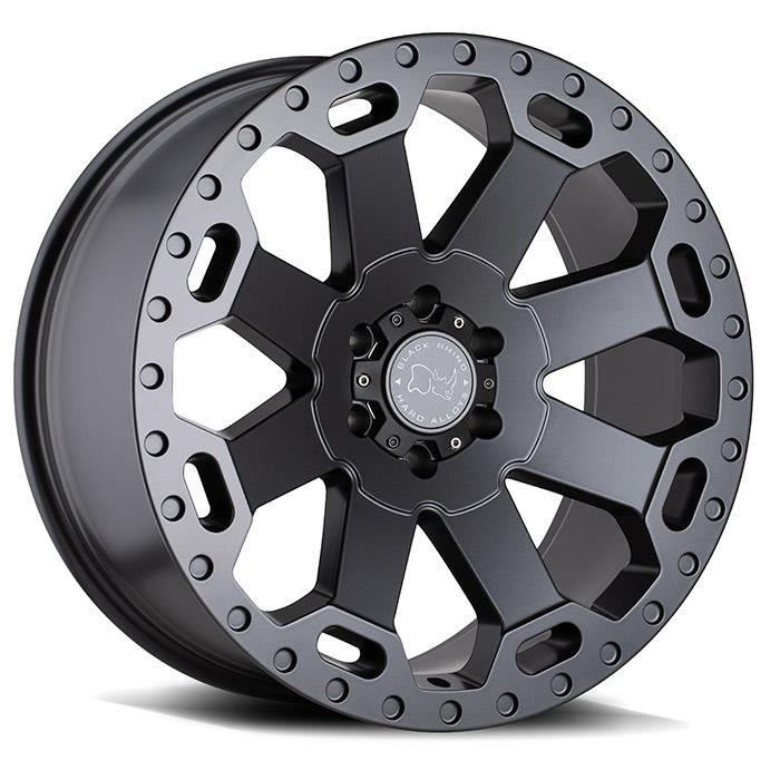 Диски Black Rhino Warlord Matte Gunmetal 8x17 5/120 ET35 CB76,0