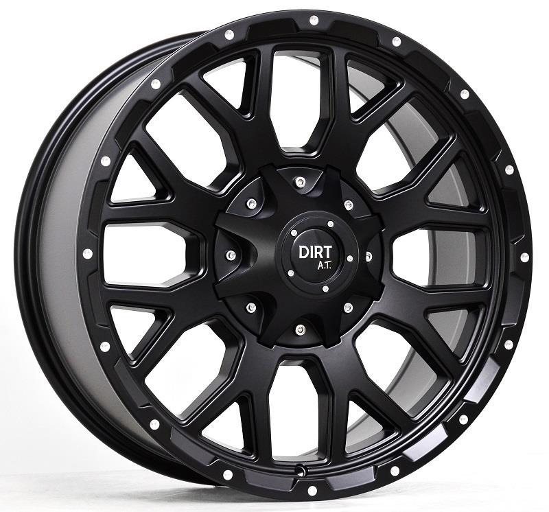 Диски Statusfälgar D357 Flatblack milled rivets 8,5x17