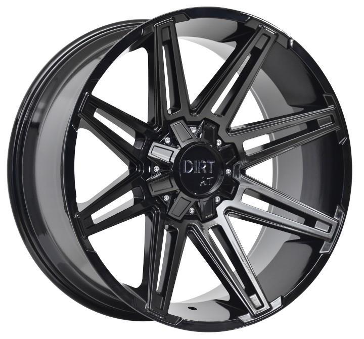 Диски Statusfälgar D88 Glossblack 9,5x22 всесезонные