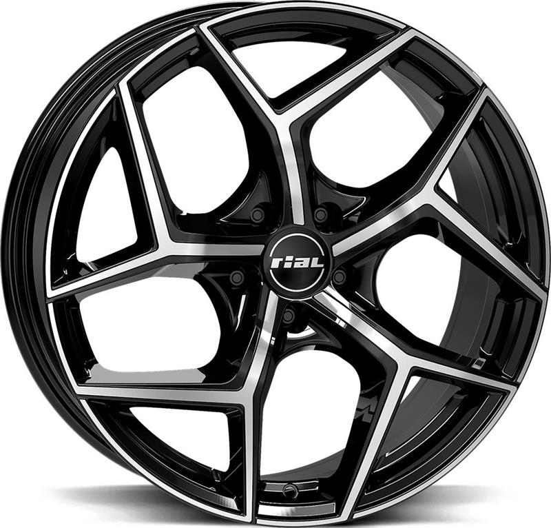 Диски RIAL Salento Diam Black Pol 8x18 5/114,3 ET40 CB70,1