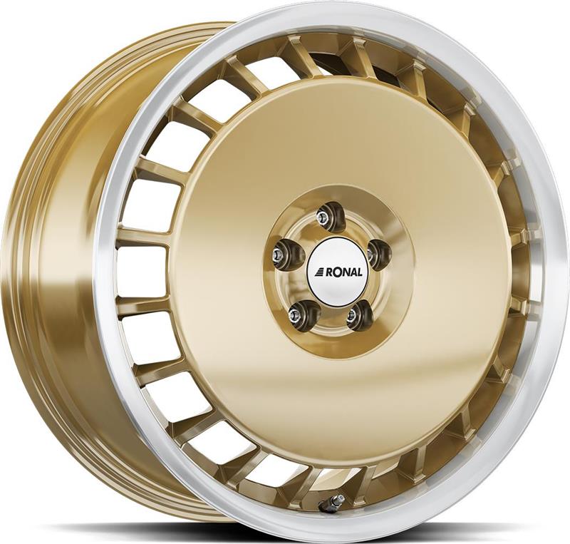 диски RONAL R50 AERO Racing Gold Rim Lip Cut 8x18