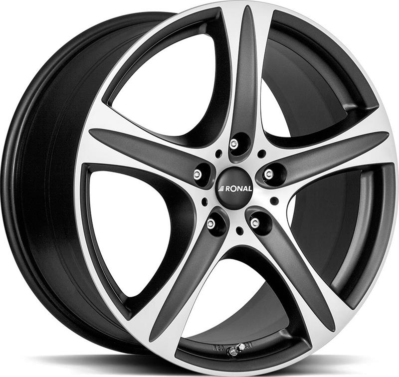 диски RONAL R55 SUV Matt Black Front Cut 9x19 5/112 ET55 CB76,0 R13