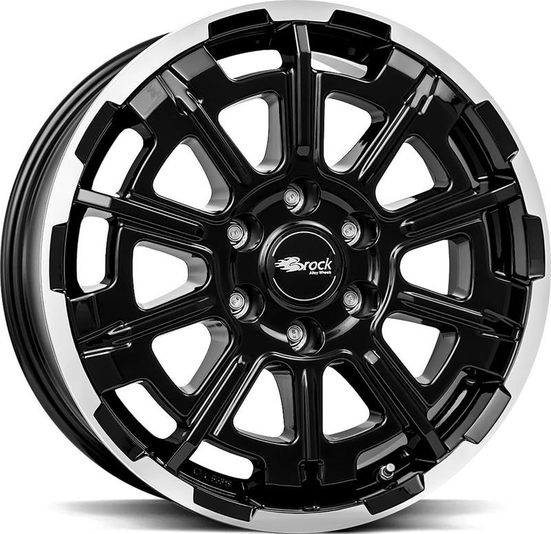 Диски Rautamo Netto BROCK B45 Black Full Pol 338292