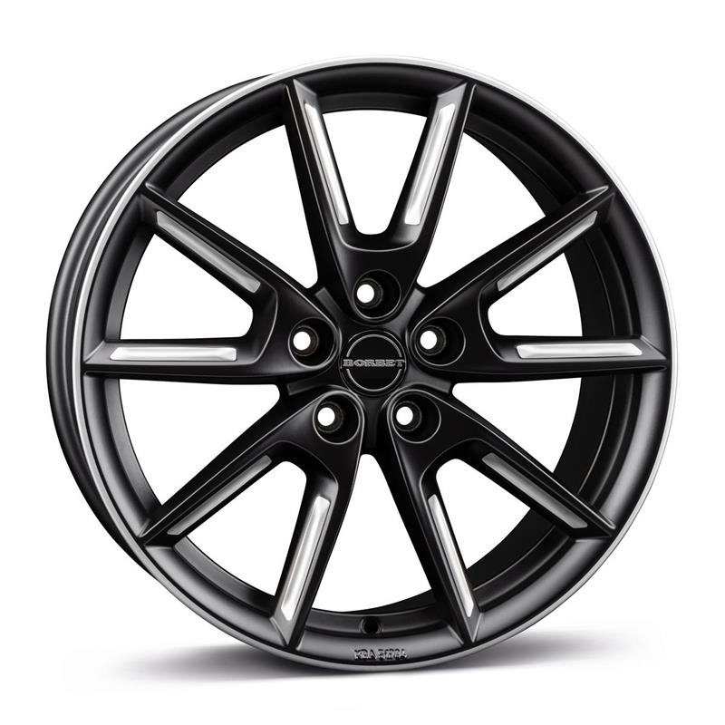 Диски BORBET LX18 Black Matt Silv Spoke 8x18 5/114,3 ET40