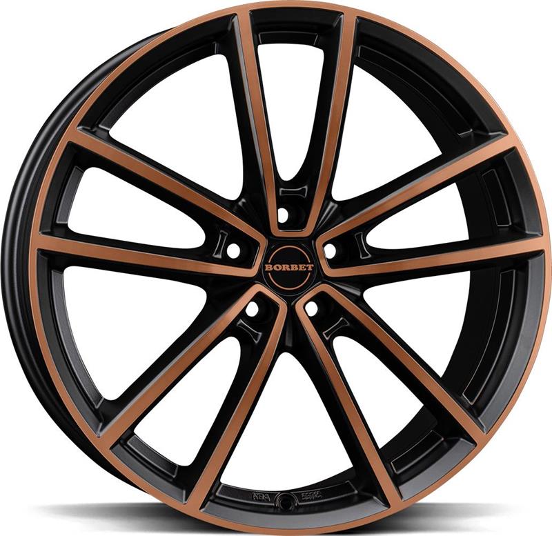 Диски BORBET W Black Copper Pol Matt 8x18 5/112 ET40 CB66,5
