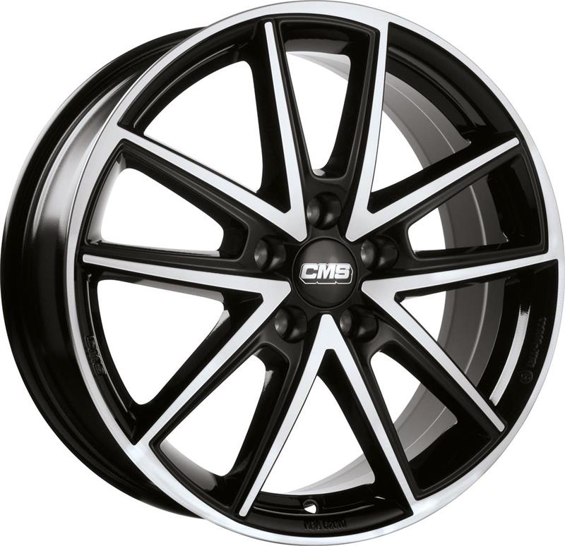 Диски CMS C30 Diamond Black Gloss 8x18 5/112 ET45 CB57,1 R13