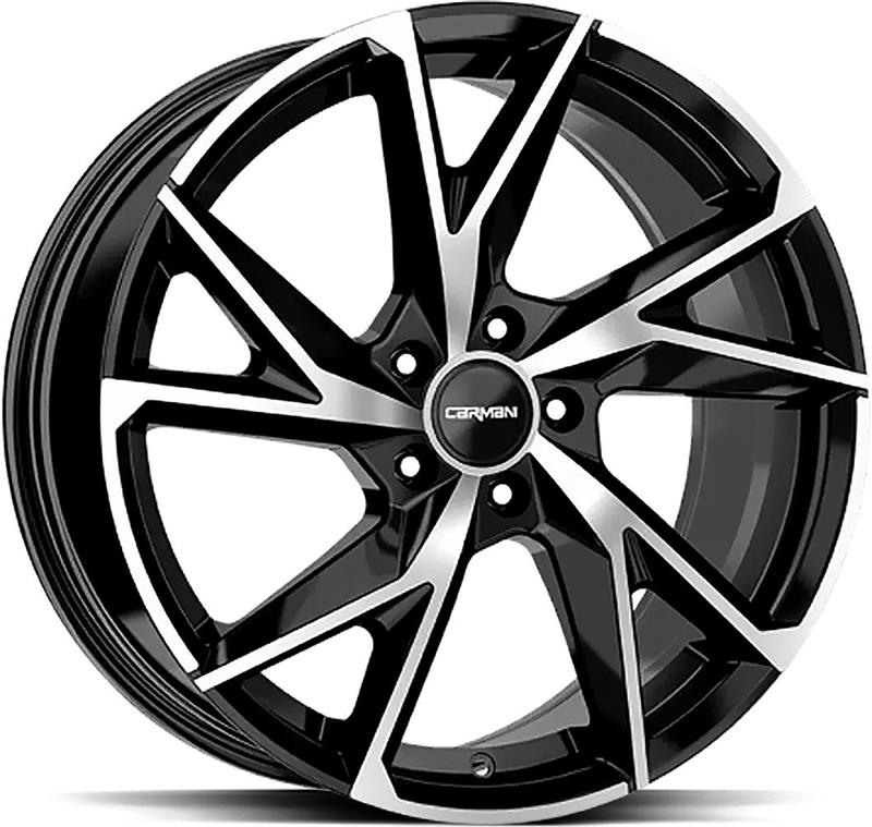 Диски CARMANI Rudi Black polish 8,5x19 5/112 ET45 CB66,6