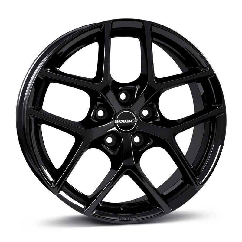 Диски BORBET Y Black Glossy 8,5x20 5/112 ET45 CB66,5
