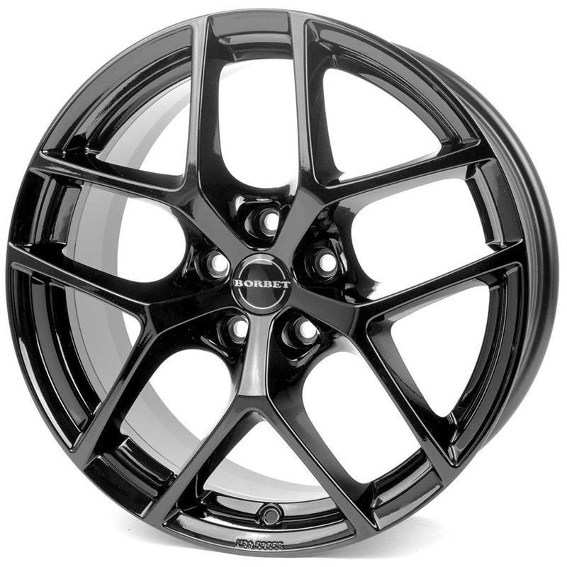Диски BORBET Y Black Glossy 8,5x20 5/114,3 ET41 CB72,5